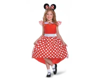 Costume Red Minnie Classic- Minnie Mouse (license), size M (7-8 years) EOL